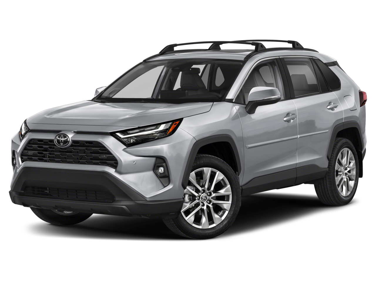 2024 Toyota RAV4 XLE in Gray — front three-quarter view