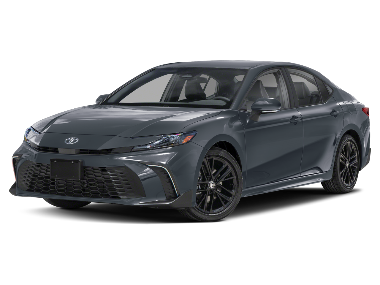 2025 Toyota Camry SE in White — front three-quarter view
