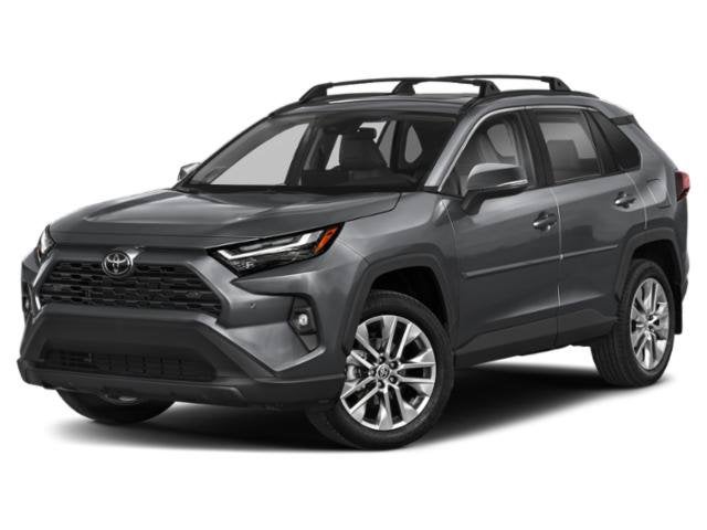 2024 Toyota RAV4 XLE in Magnetic Gray Metallic — front three-quarter view