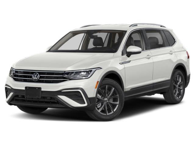 2024 Volkswagen Tiguan SE in Pure White — front three-quarter view