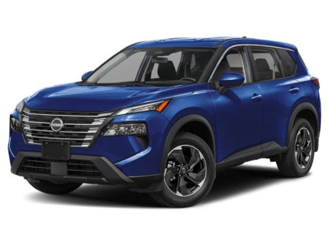 2024 Nissan Rogue SV in Deep Ocean Blue Pearl — front three-quarter view