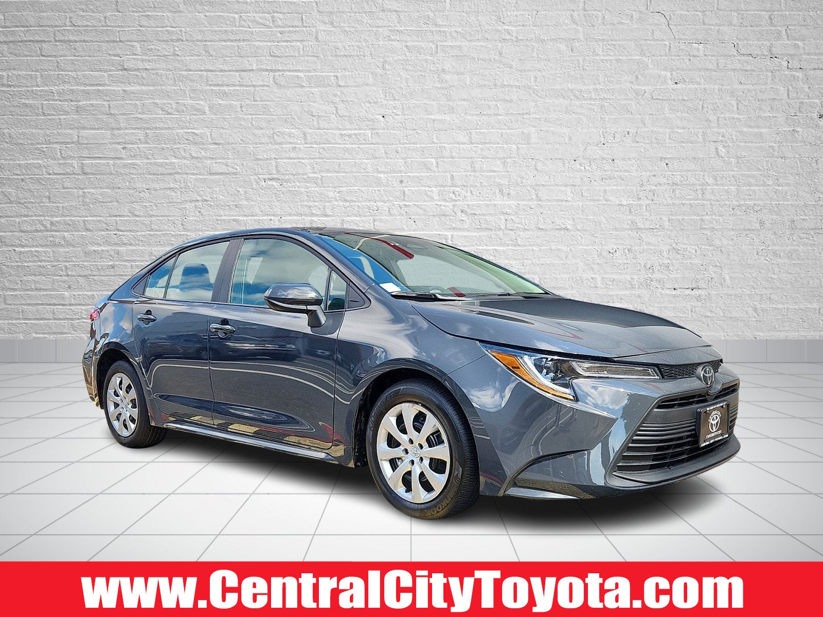 2026 Toyota Corolla LE in Underground — front three-quarter view